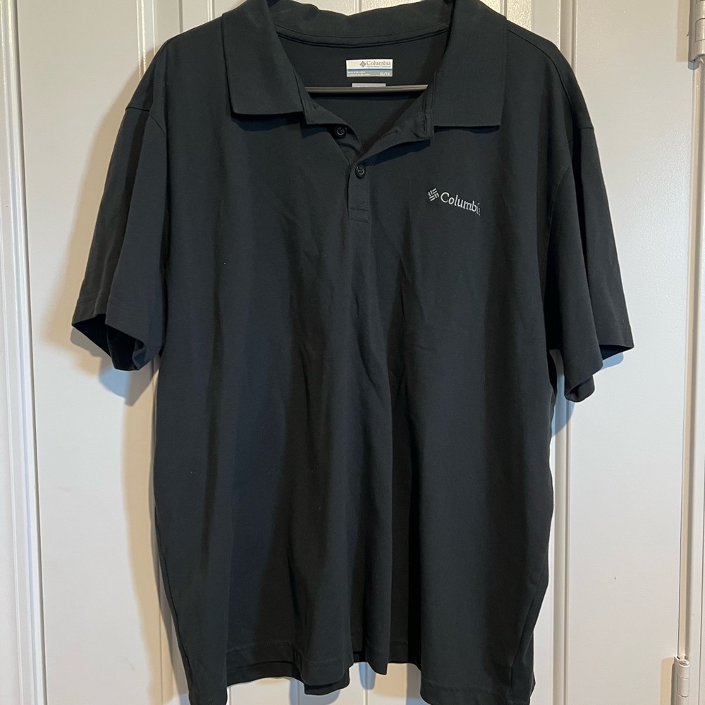 Columbia Men's Dark Charcoal Polo Shirt